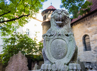 Image showing Old Jewish Cemetery in Prague