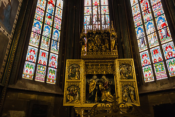 Image showing Decal of St. Vitus Cathedral in Prague