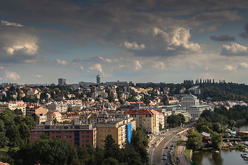 Image showing View of Prague and Vltava