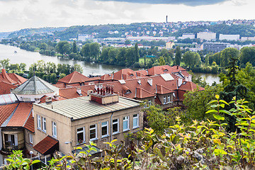 Image showing View of Prague and Vltava