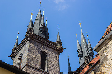 Image showing The Church of Mother of God in front of Týn