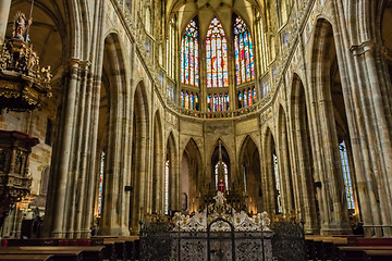 Image showing Saint Vitus Cathedral Interiors