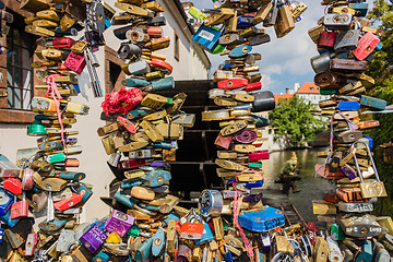 Image showing Padlocks in Prague