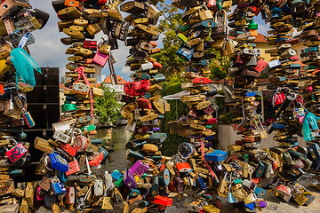 Image showing Padlocks in Prague