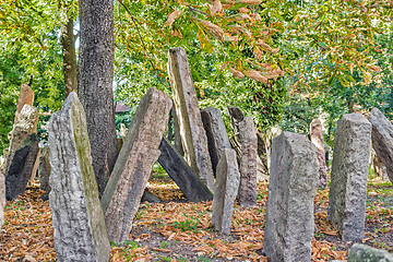 Image showing Old Jewish Cemetery in Prague