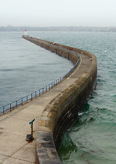 Image showing pier at Saint-Malo