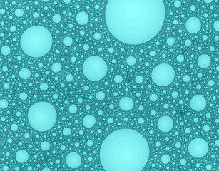 Image showing Blue bubbles