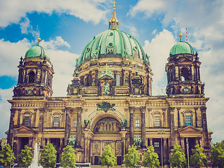 Image showing Retro look Berliner Dom