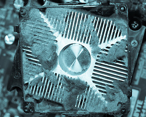 Image showing Computer fan dust