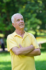 Image showing elderly man  portrait