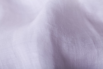 Image showing Macro Light natural  Flax Cloth