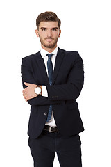 Image showing Stylish successful young businessman