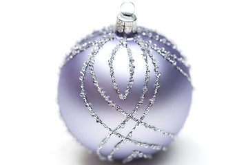 Image showing Glittery Christmas ornament ball