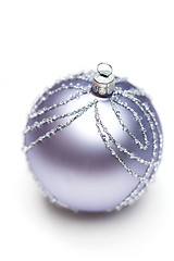 Image showing Glittery Christmas ornament ball