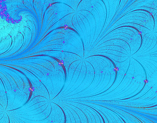 Image showing Blue curves