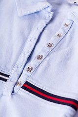 Image showing Casual shirt collar and texture detail