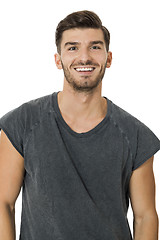 Image showing Handsome bearded young man with a lovely smile