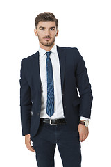 Image showing Stylish successful young businessman