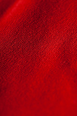 Image showing Abstract background of luxurious red fabric