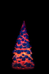 Image showing christmas tree from the plastic