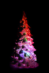 Image showing christmas tree from the plastic