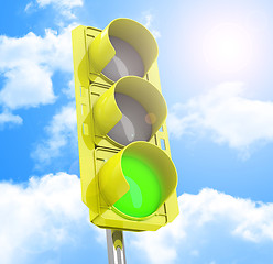 Image showing the traffic light