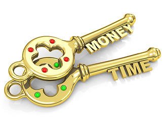 Image showing time is money