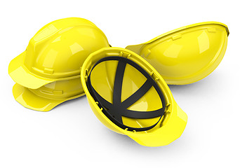 Image showing safety helmets