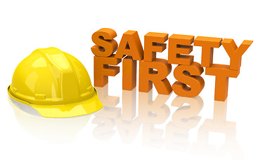 Image showing safety first