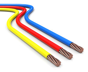 Image showing electric cables