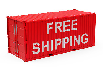 Image showing free shipping