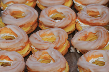 Image showing czech fried cakes background