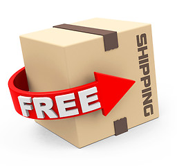 Image showing free shipping