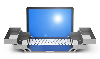 Image showing the laptop toolbox