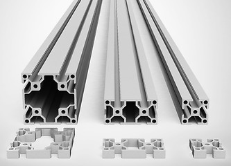 Image showing the metal profiles