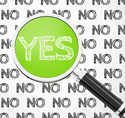 Image showing yes-no