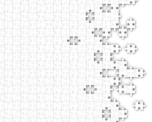 Image showing the white puzzle
