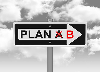 Image showing plan b