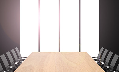 Image showing the meeting table