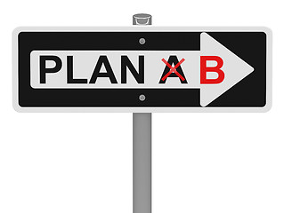 Image showing plan b