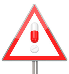 Image showing exclamation point (pills)