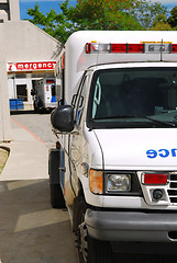 Image showing Ambulance at emergency