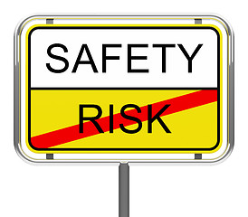 Image showing safety first