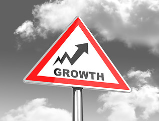 Image showing the growth sign