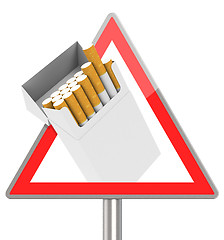 Image showing the cigarette box