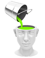 Image showing think green