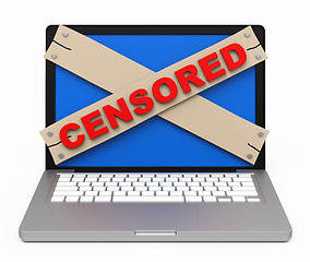 Image showing censored