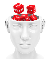 Image showing think about risk
