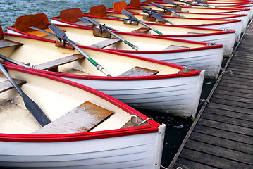 Image showing Rowboats