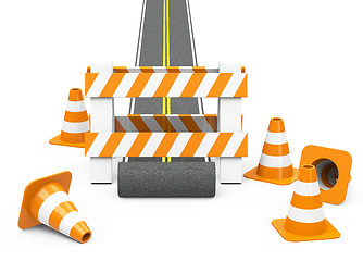 Image showing the roadblock